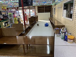 Retail Counters w/ Tile floor