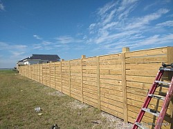 2x6 Horizontal fence